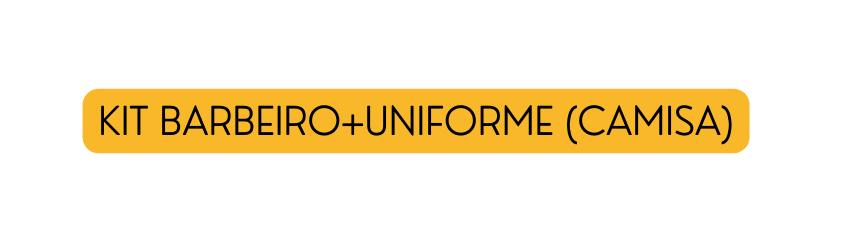 kit barbeiro uniforme camisa